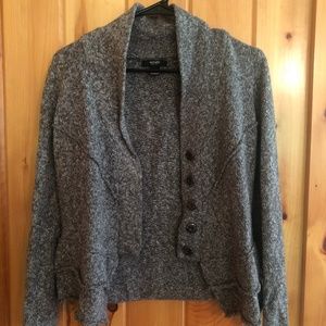 Alfani Heather Gray Sweater Cardigan